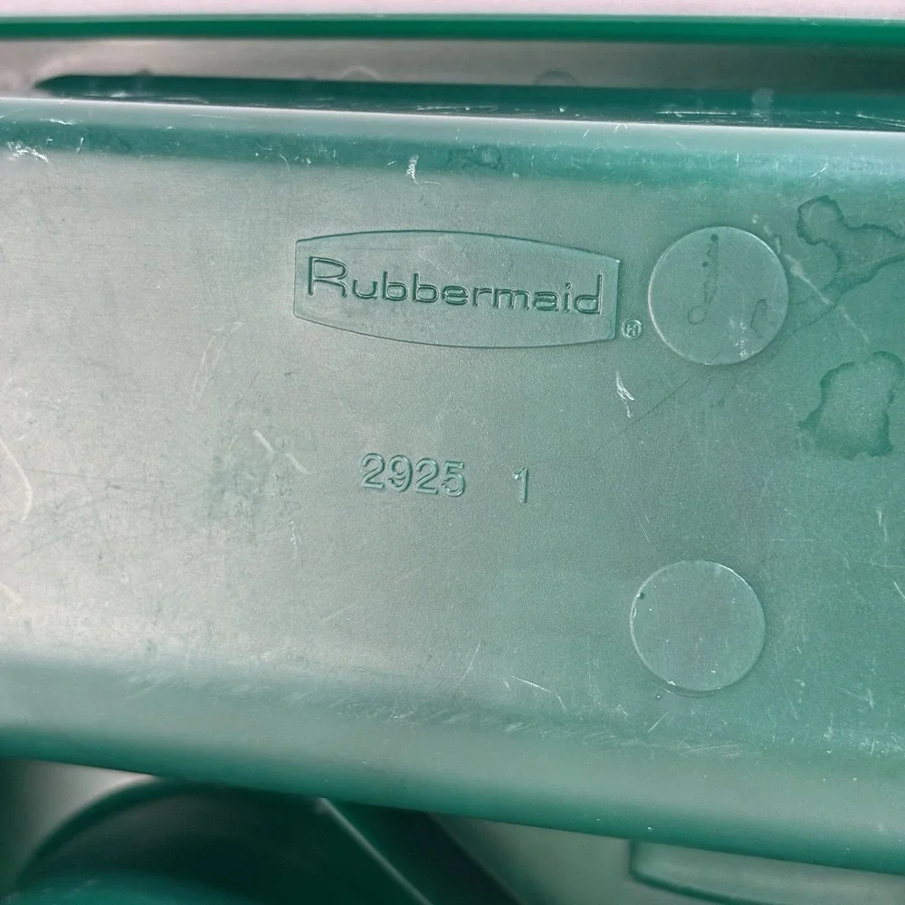 Vintage Rubbermaid Silverware Flatware Storage Tray Organizer #2925 Dark Green